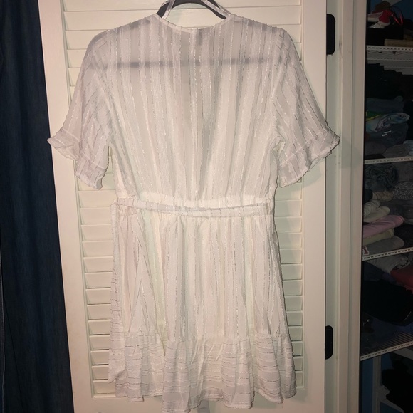 Princess Polly White Wrap Dress - Picture 4 of 4